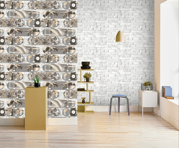 Pop - skateboard beige/grijs