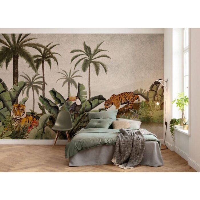 Fotobehang – Tiger Jungle