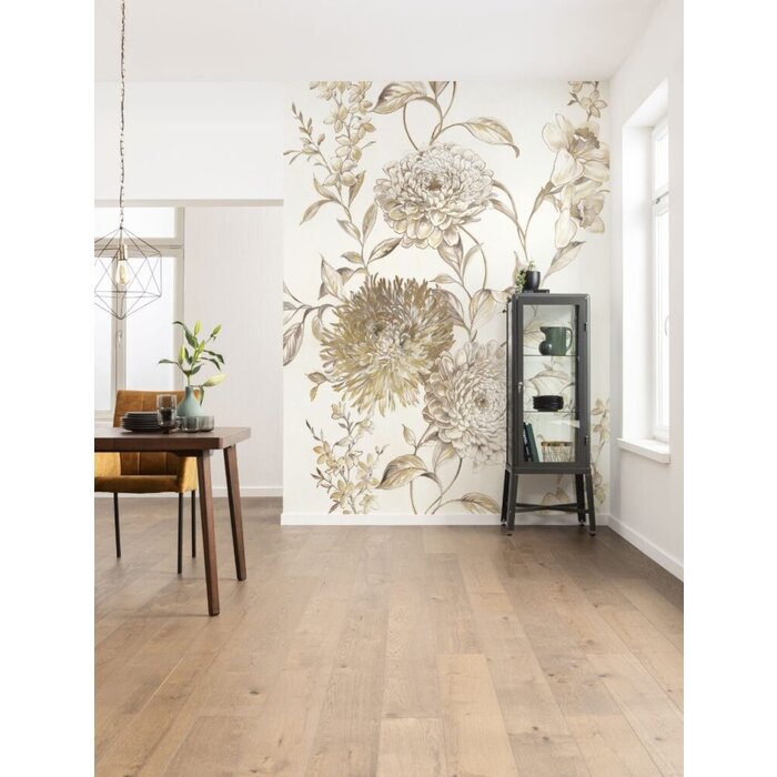 Fotobehang – Vintage Chrysanthemum