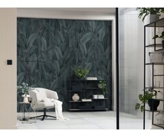 Fotobehang – Bain de Feuilles