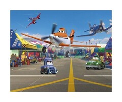 FOTOBEHANG DISNEY PLANES PIT STOP