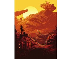 Fotobehang Star Wars – Jakku Star Destroye