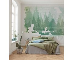 Fotobehang Star Wars – Endor Speeders