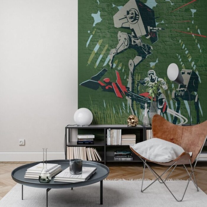 Fotobehang Star Wars – Classic Concrete Endor