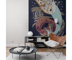 Fotobehang Star Wars – Classic Concrete Asteroid Worm