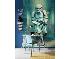 Fotobehang Star Wars – Mandalorian Stormtrooper Print