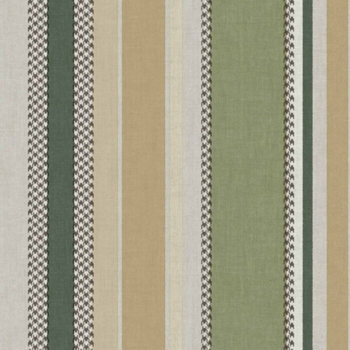 Behang met verschillende strepen en banen