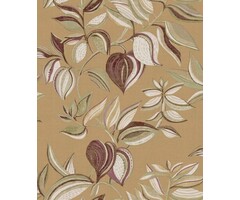 Behang met bladerenprint