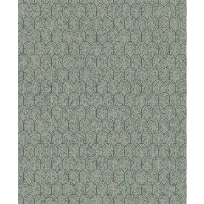 Behang met Art Deco boogjesprint