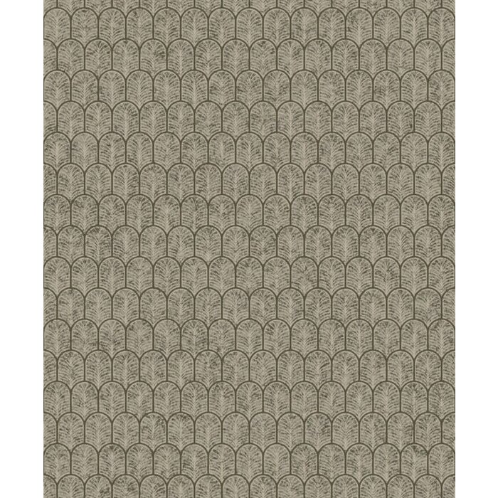 Behang met Art Deco boogjesprint