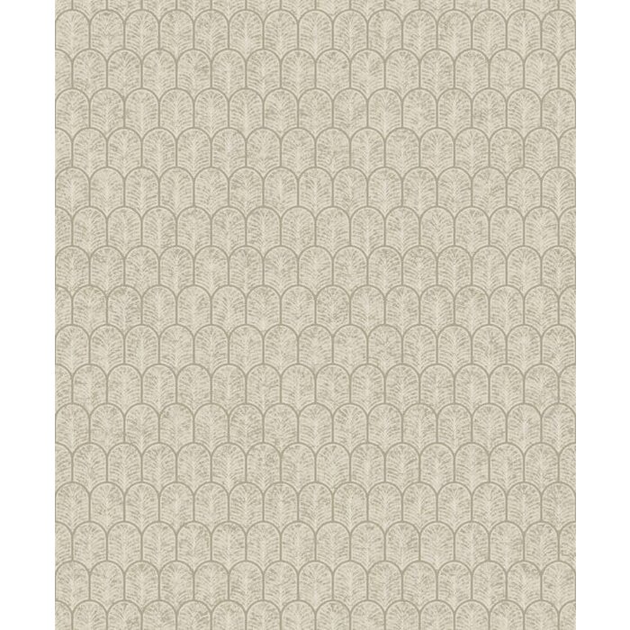 Behang met Art Deco boogjesprint