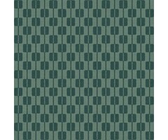 Behang met grafische retro print