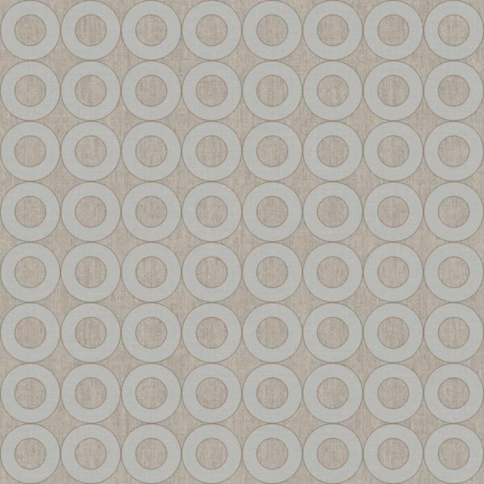 Behang met cirkel print