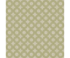 Behang met cirkel print