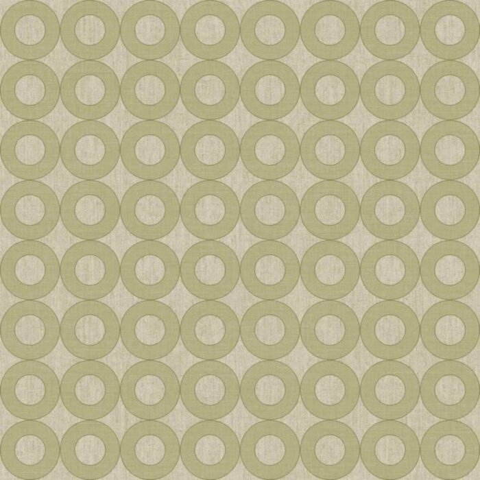 Behang met cirkel print