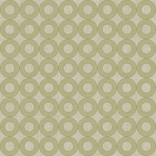 Behang met cirkel print