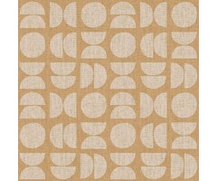 Behang retro met halve en hele cirkels