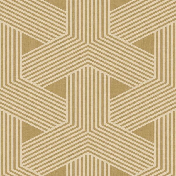 Behang met grafische lijnen