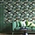 Behang met abstracte bloemenprint