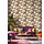Behang met abstracte bloemenprint