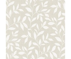 Behang met blaadjes silhouet print