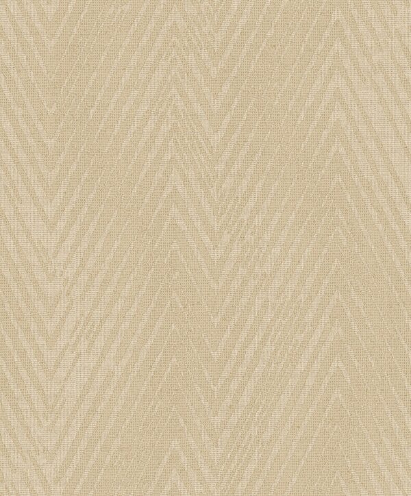 Behang met subtiele ingeweven chevron