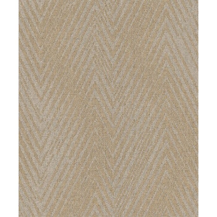 Behang met subtiele ingeweven chevron