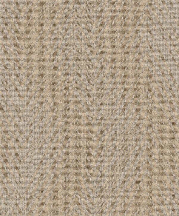 Behang met subtiele ingeweven chevron