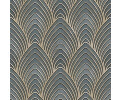 Behang met Art Deco bogen