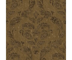 Gouden behang met grote klassieke ornamenten