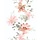 Behang met aquarel bloemen