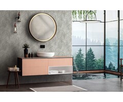 Behang met grafische print en lijnen