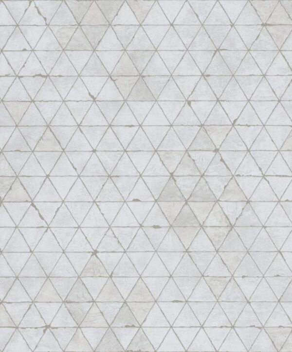 Behang met driehoekjesprint