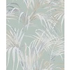 Behang met palmbladeren