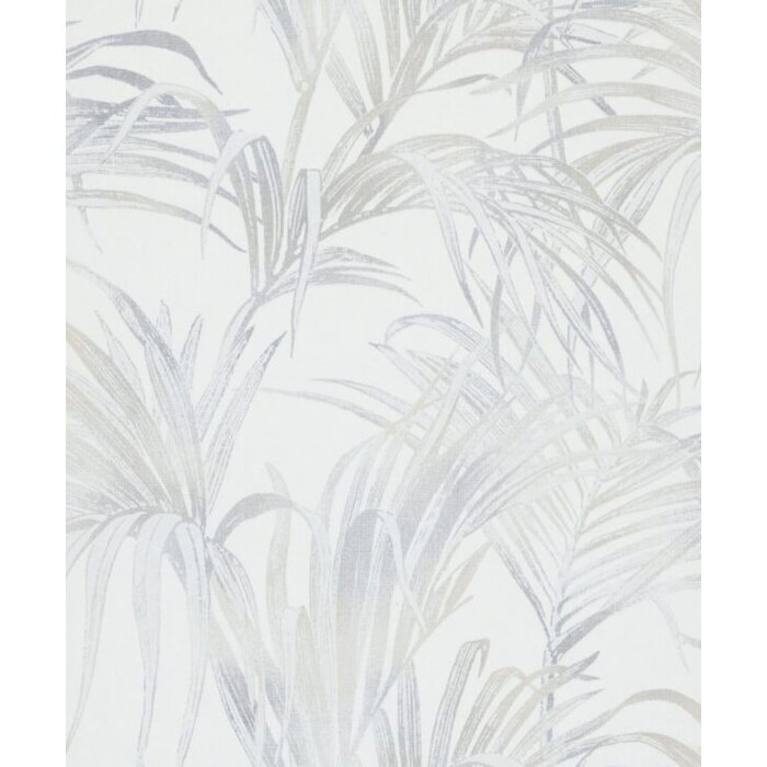 Behang met palmbladeren