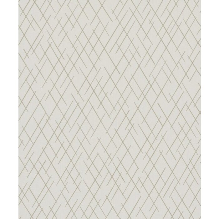 Behang met grafische ruitprint