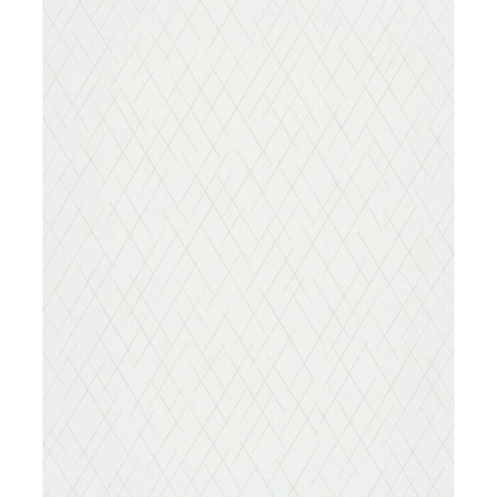 Behang met grafische ruitprint