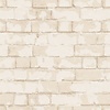 Behang beige bakstenen muur