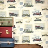 Behang met oldtimer auto's