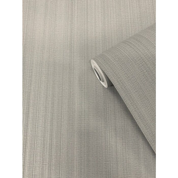 Behang met metallic streepeffect