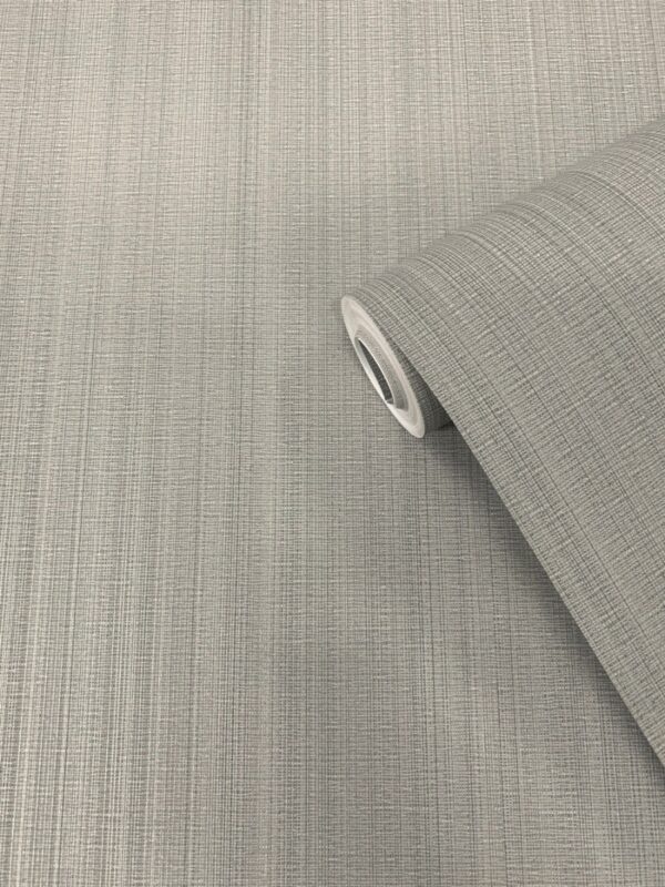 Behang met metallic streepeffect