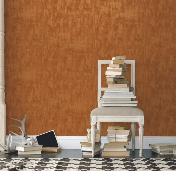 Behang met kalkbeton effect