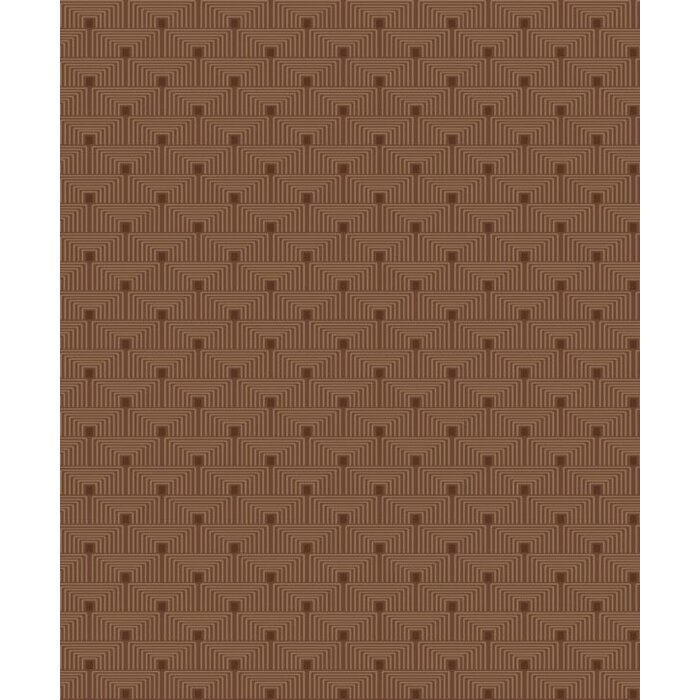 Behang met grafische Art Deco print