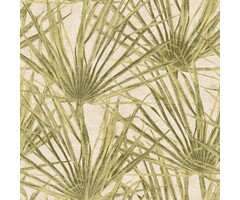Behang met palmbladeren