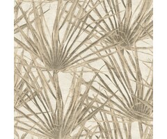 Behang met palmbladeren