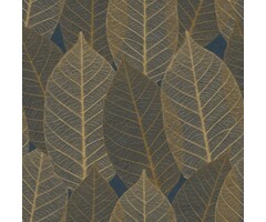 Behang met grote bladeren