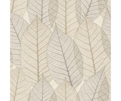 Behang met grote bladeren