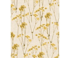 Behang met katoentakken