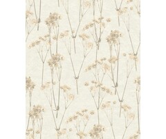 Behang met katoentakken