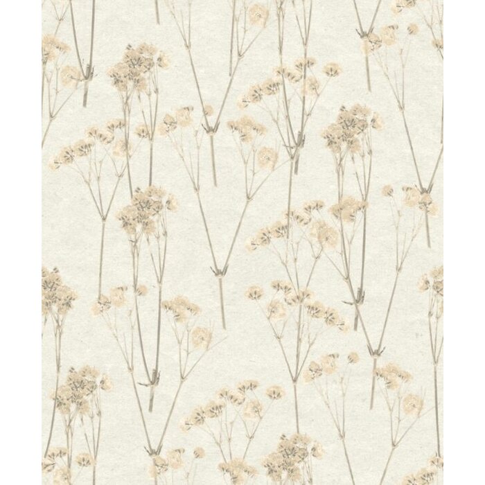 Behang met katoentakken